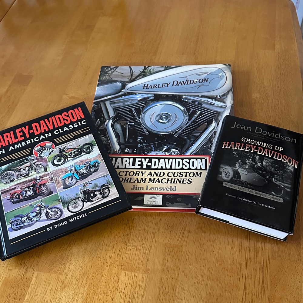 Harley-Davidson Motorcycle Book Trio